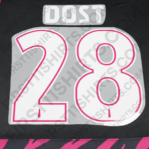 2022/23 FC Utrecht Away Name Set Dost 28 (Repro)