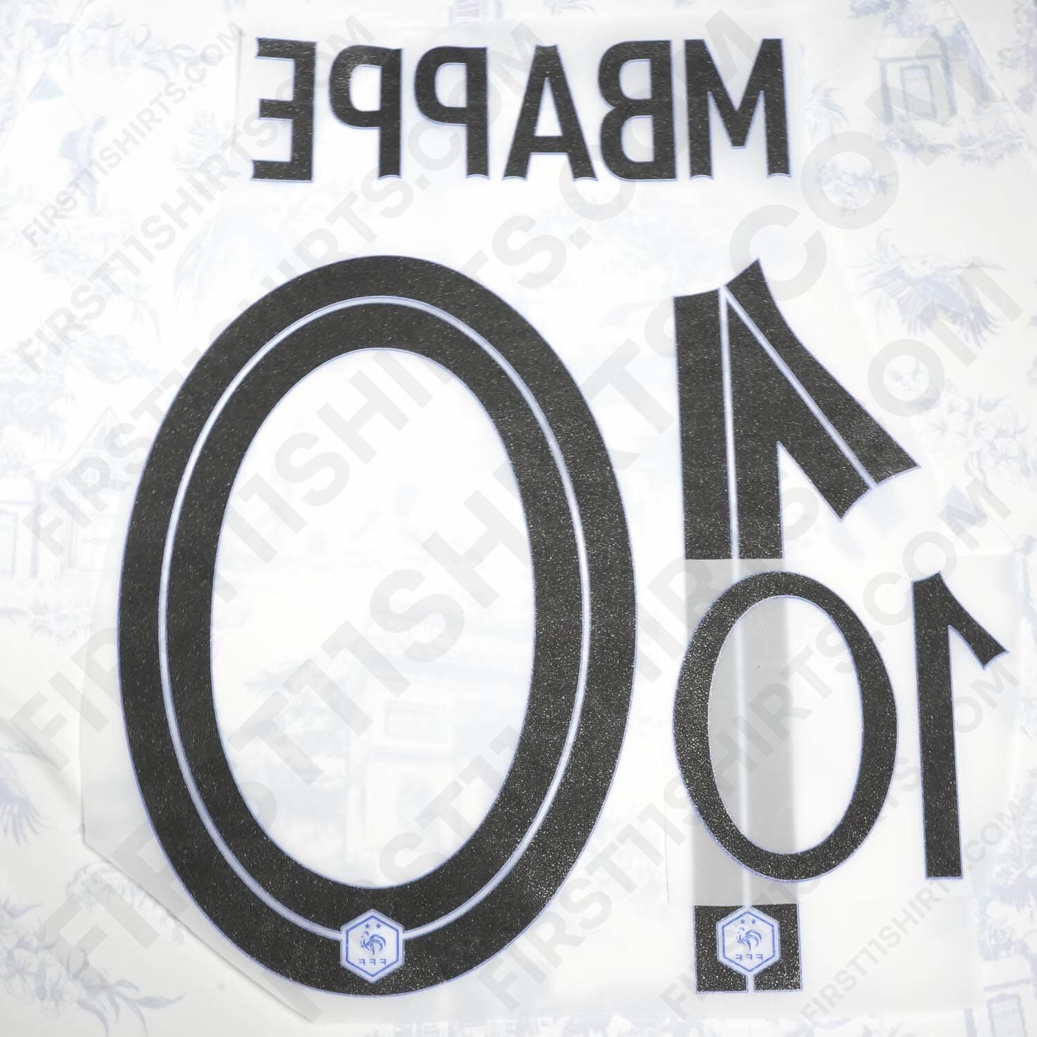2022/23 France Away Name Set Mbappe 10 (Repro)