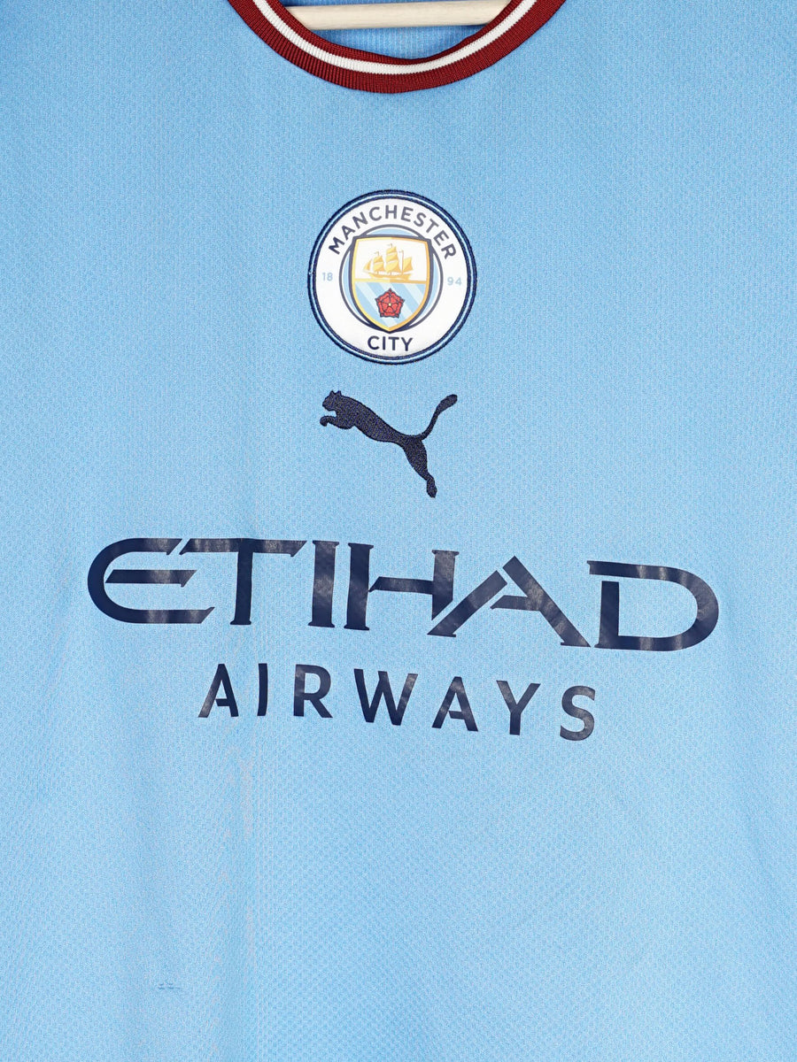 2022/23 Manchester City Haaland #9 Home Shirt (M)