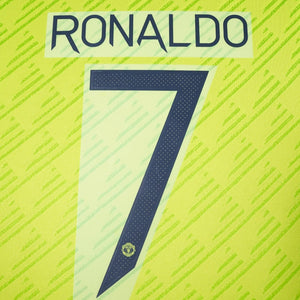 2022/23 Manchester United Third Name Set Ronaldo 7 (Repro)