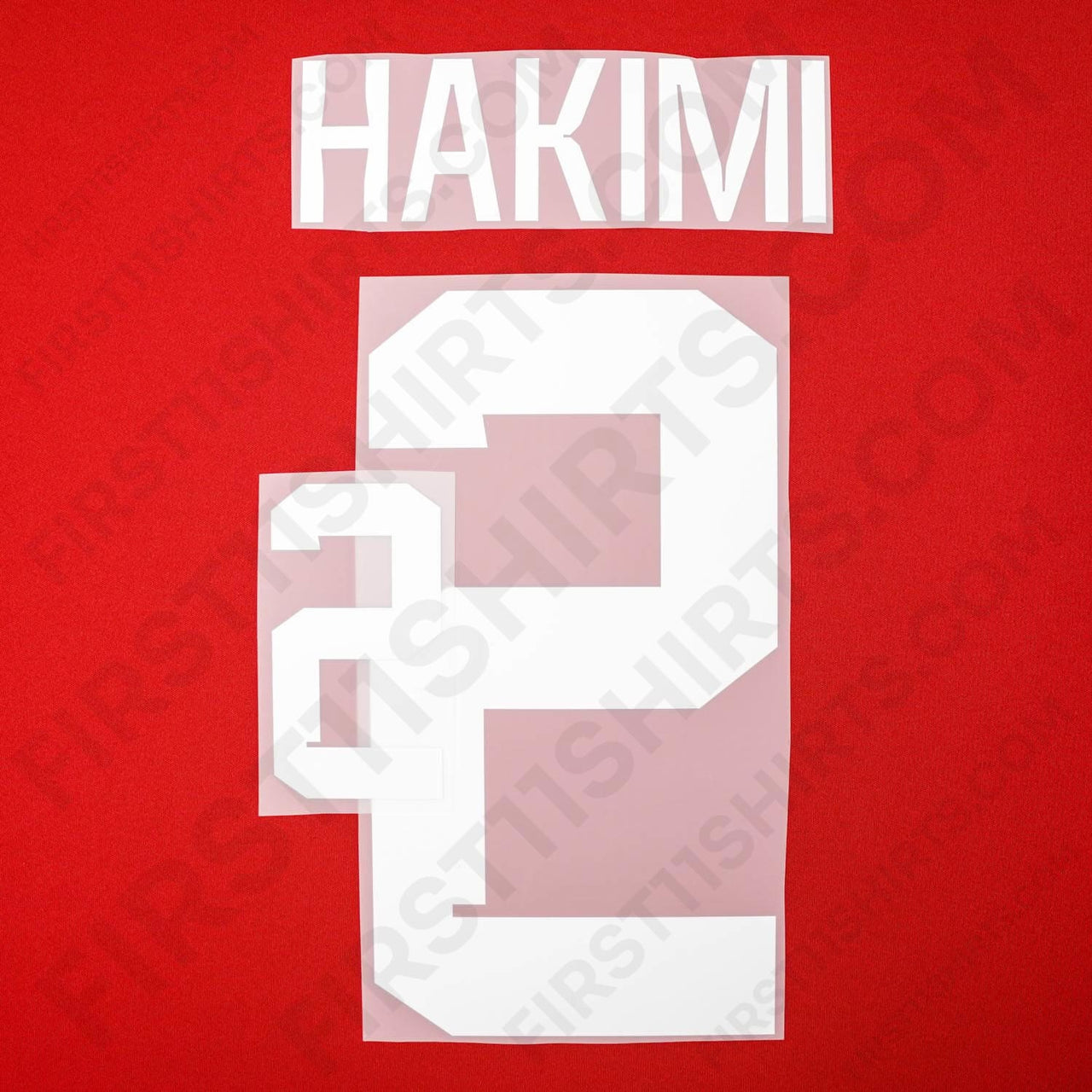 2022/23 Marokko Thuisshirt Bedrukking Hakimi 2 (Repro)