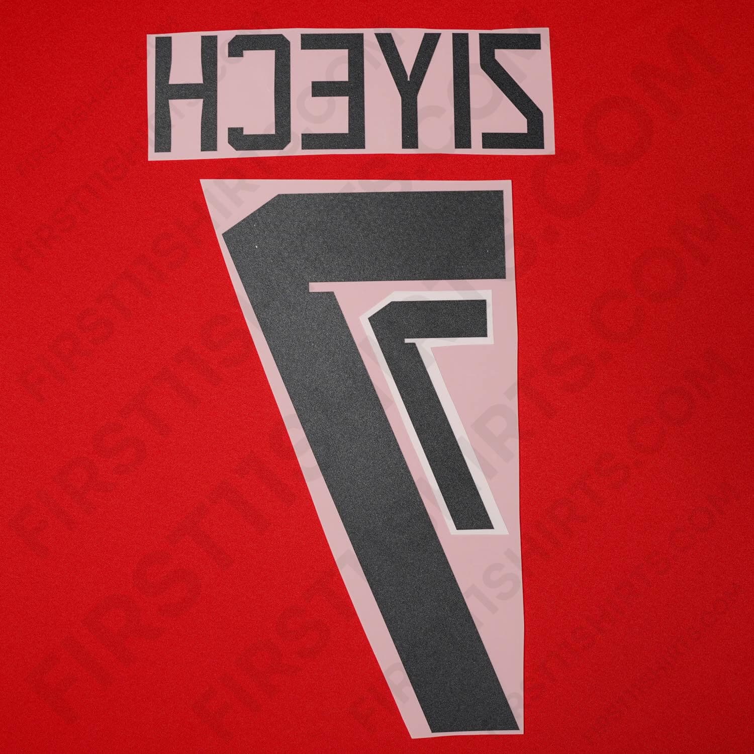 2022/23 Morocco Home Name Set Ziyech 7 (Repro)