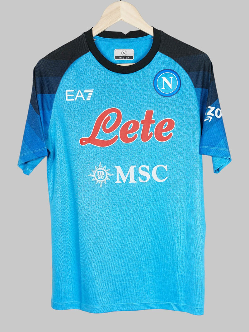 2022/23 Napoli Kvaratskhelia #77 Home Shirt (M)