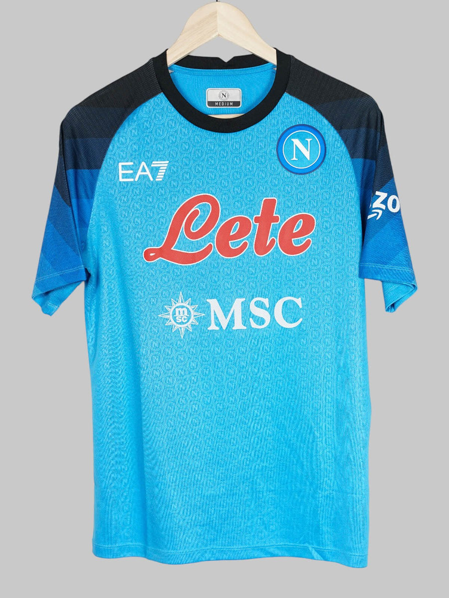2022/23 Napoli Kvaratskhelia #77 Home Shirt (M)