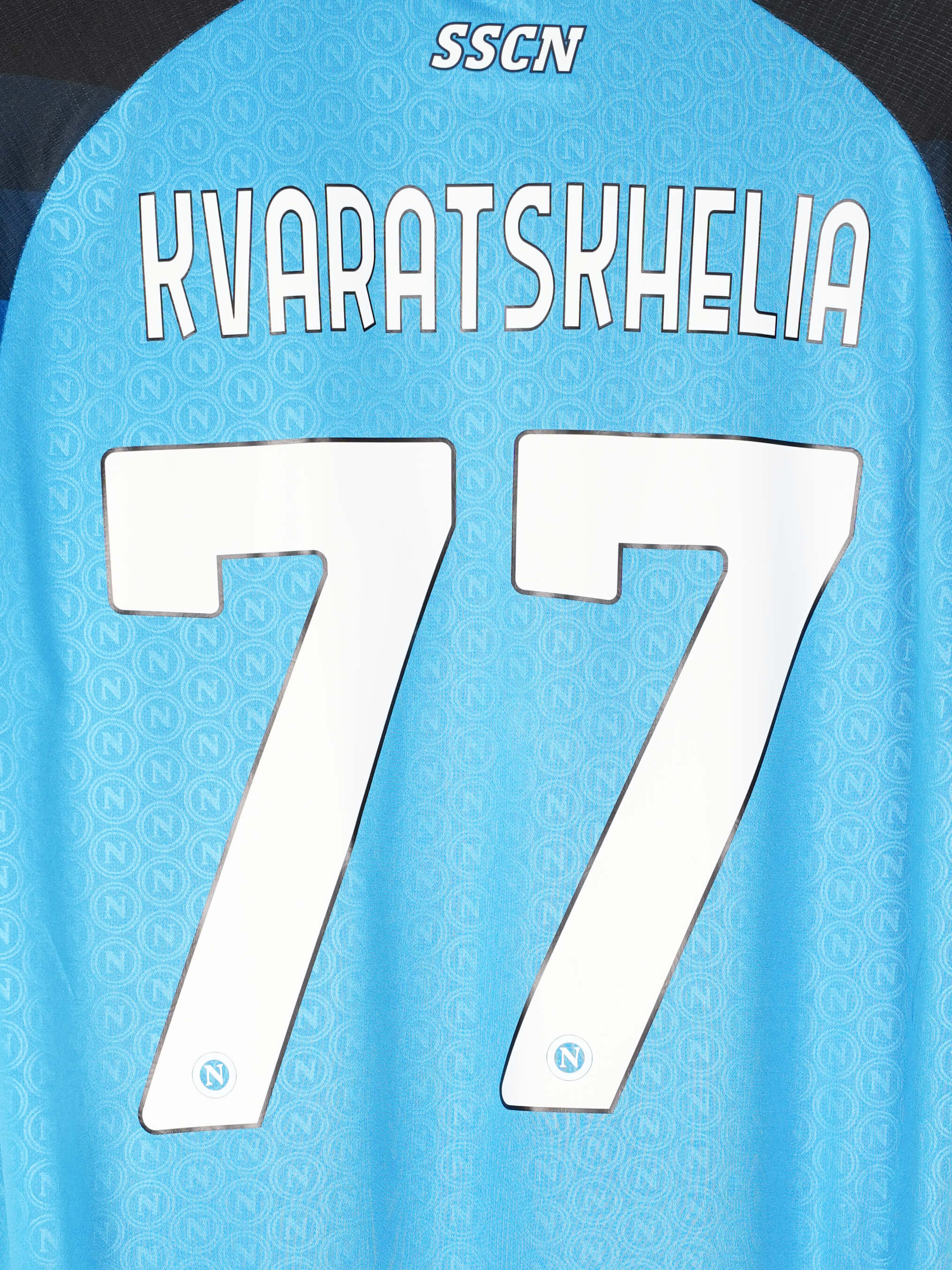 2022/23 Napoli Kvaratskhelia #77 Home Shirt (XL) | First11