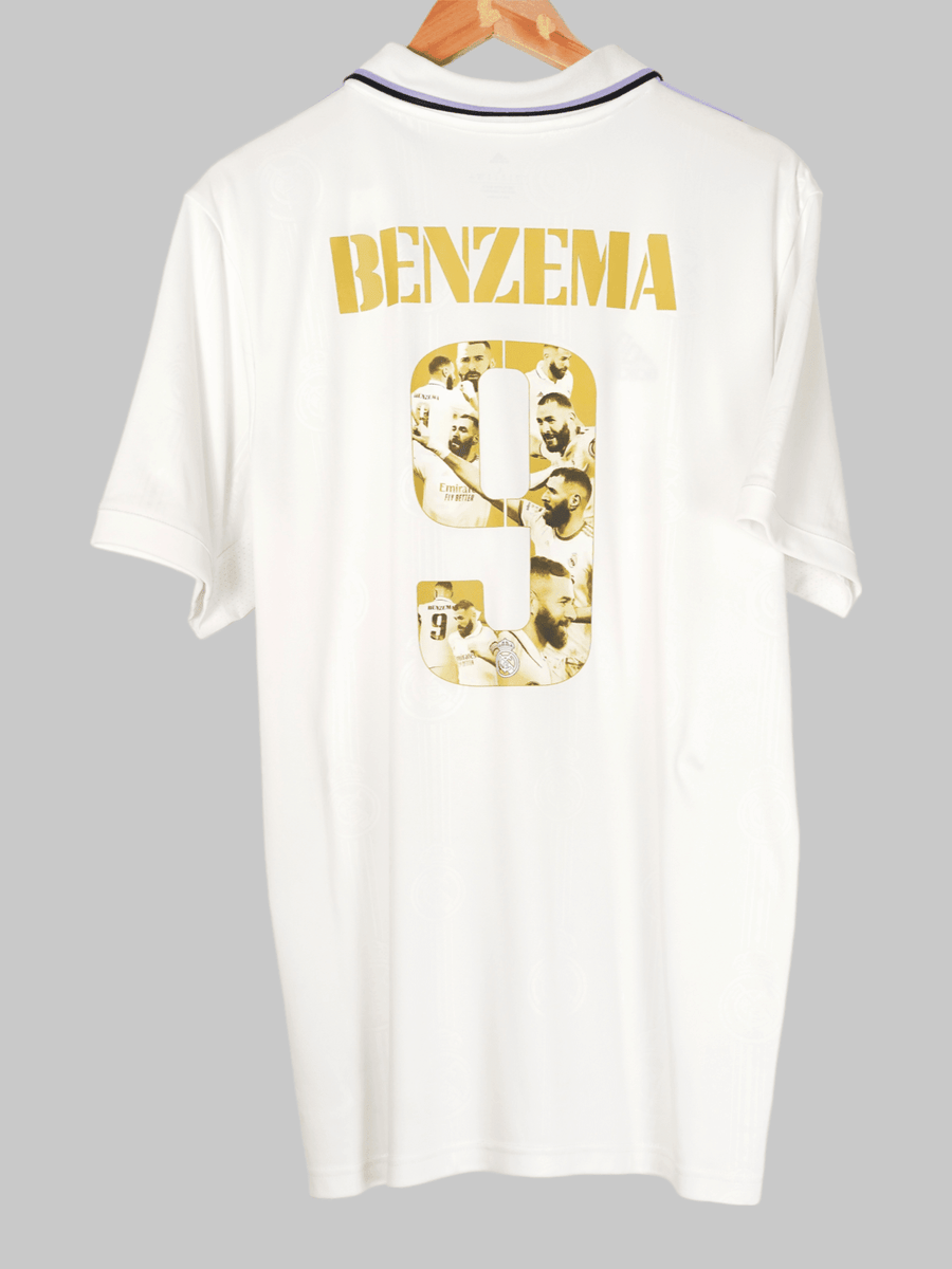 2022/23 Real Madrid Benzema #9 Home Shirt (L)
