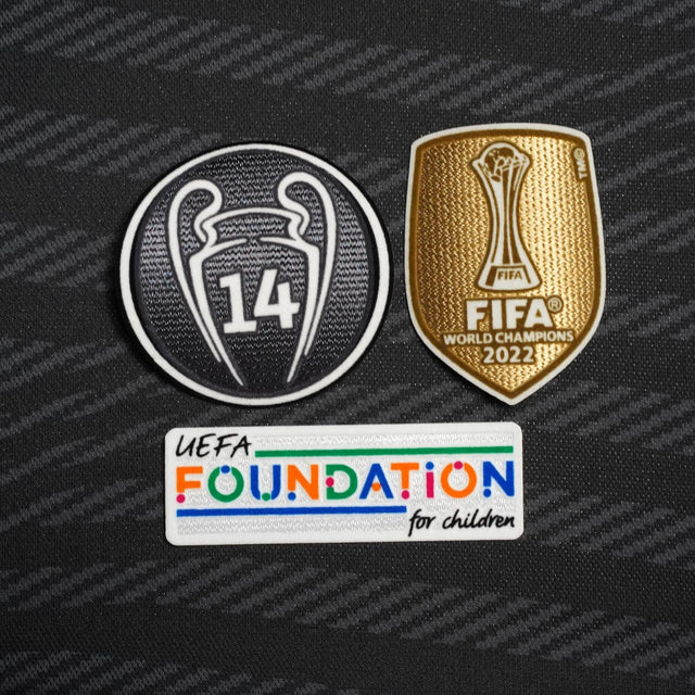 2022/23 Real Madrid Full UEFA Champions League Patch Set (Repro)