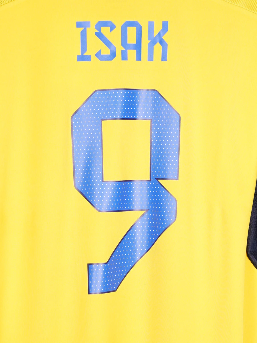2022/23 Sweden Isak #9 Home Shirt (XL)