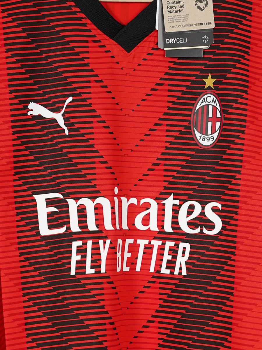 AC Milan Home Shirt Player Issue 2023/24 BNWT Theo 19 (XXL)