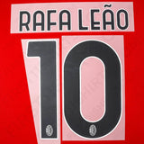 2023/24 AC Milan Home Name Set Rafa Leao 10 (Repro)