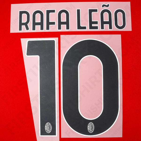 2023/24 AC Milan Rafa Leao #10 Home Name Set (Repro) | First11