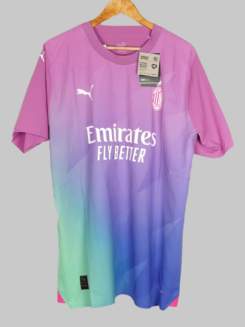 2023/24 AC Milan Rafa Leao #10 Third Shirt Player Issue (XL)