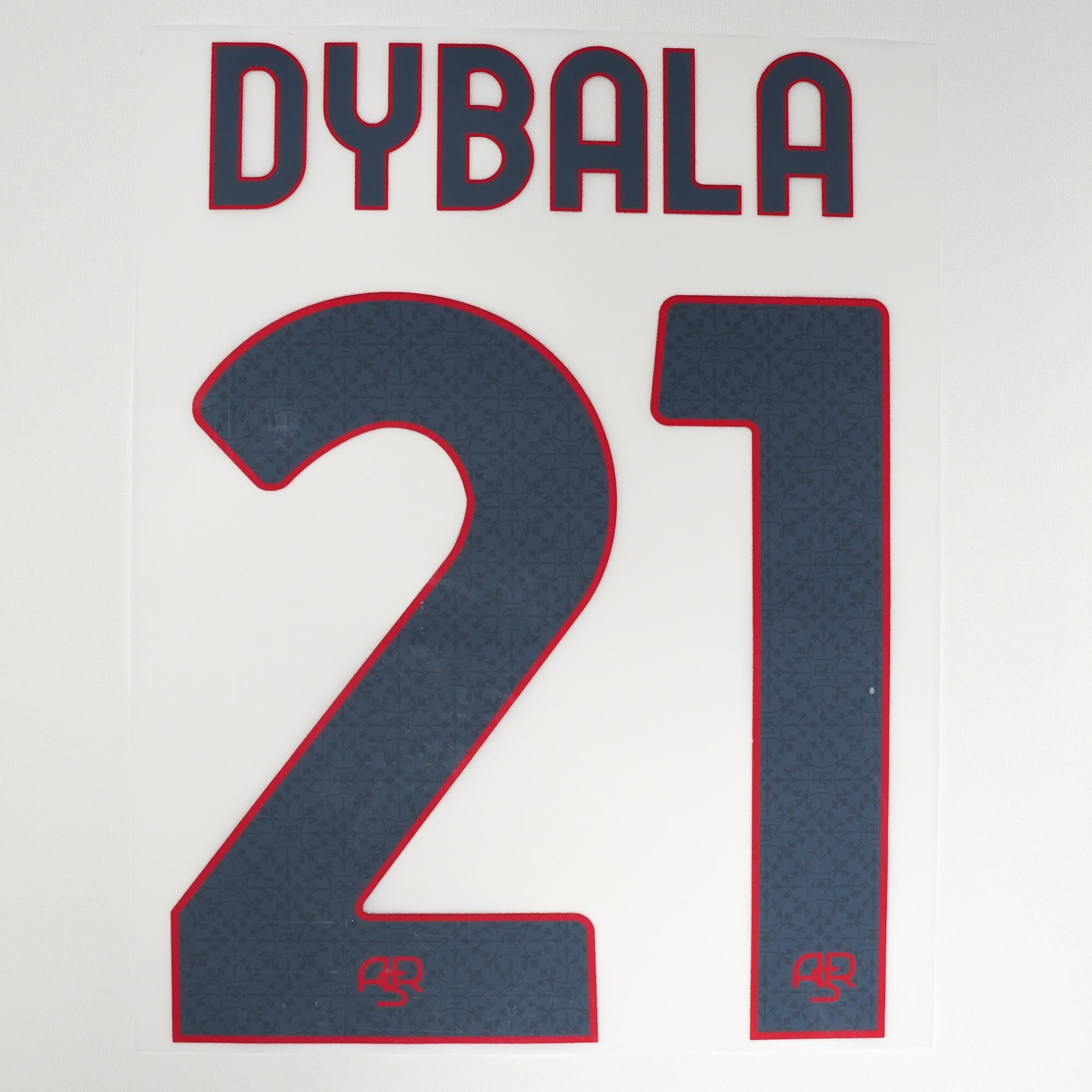 2023/24 AS Roma Away Name Set Dybala #21 (Repro)