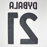 2023/24 AS Roma Away Name Set Dybala #21 (Repro)