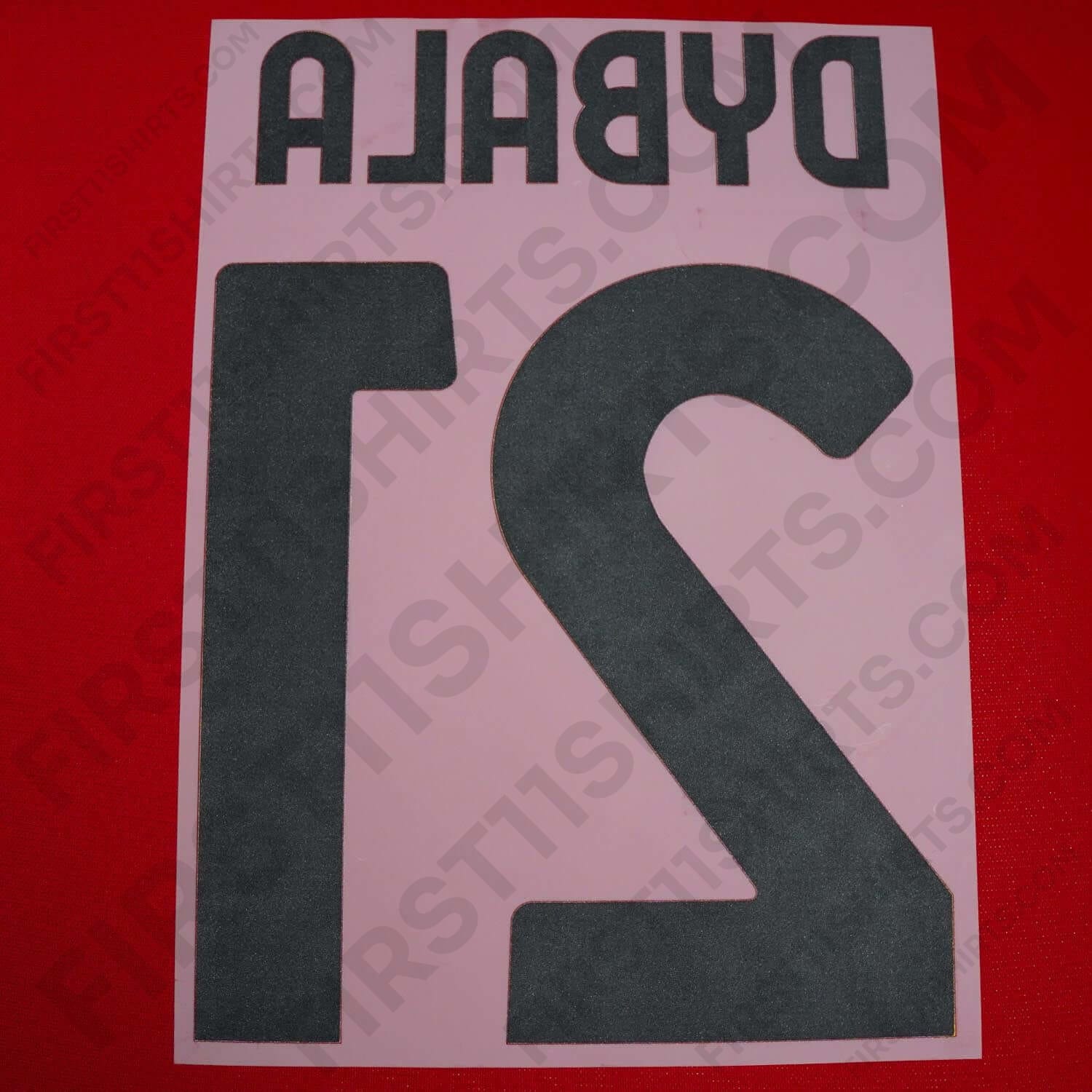 2023/24 AS Roma Dybala #21 Home Name Set (Repro) | First11