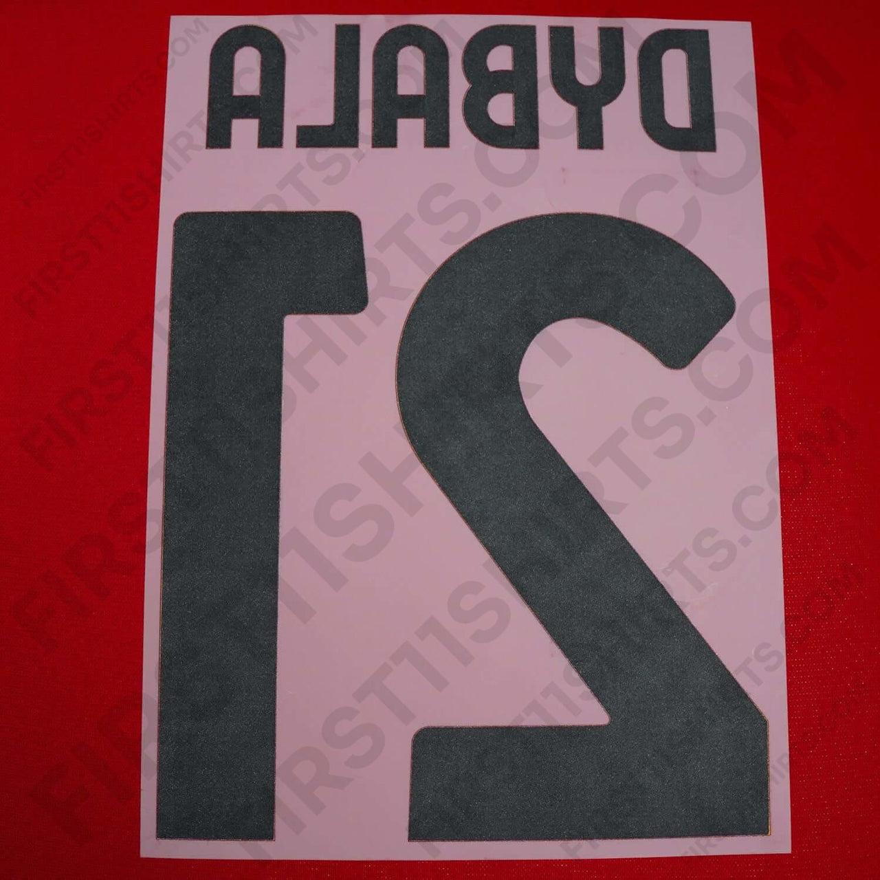 2023/24 AS Roma Home Name Set Dybala 21 (Repro)