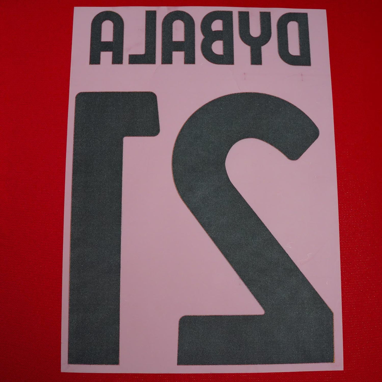 2023/24 AS Roma Home Name Set Dybala #21 (Repro)
