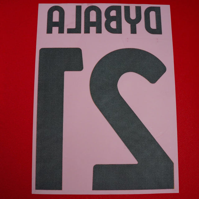 2023/24 AS Roma Home Name Set Dybala #21 (Repro)
