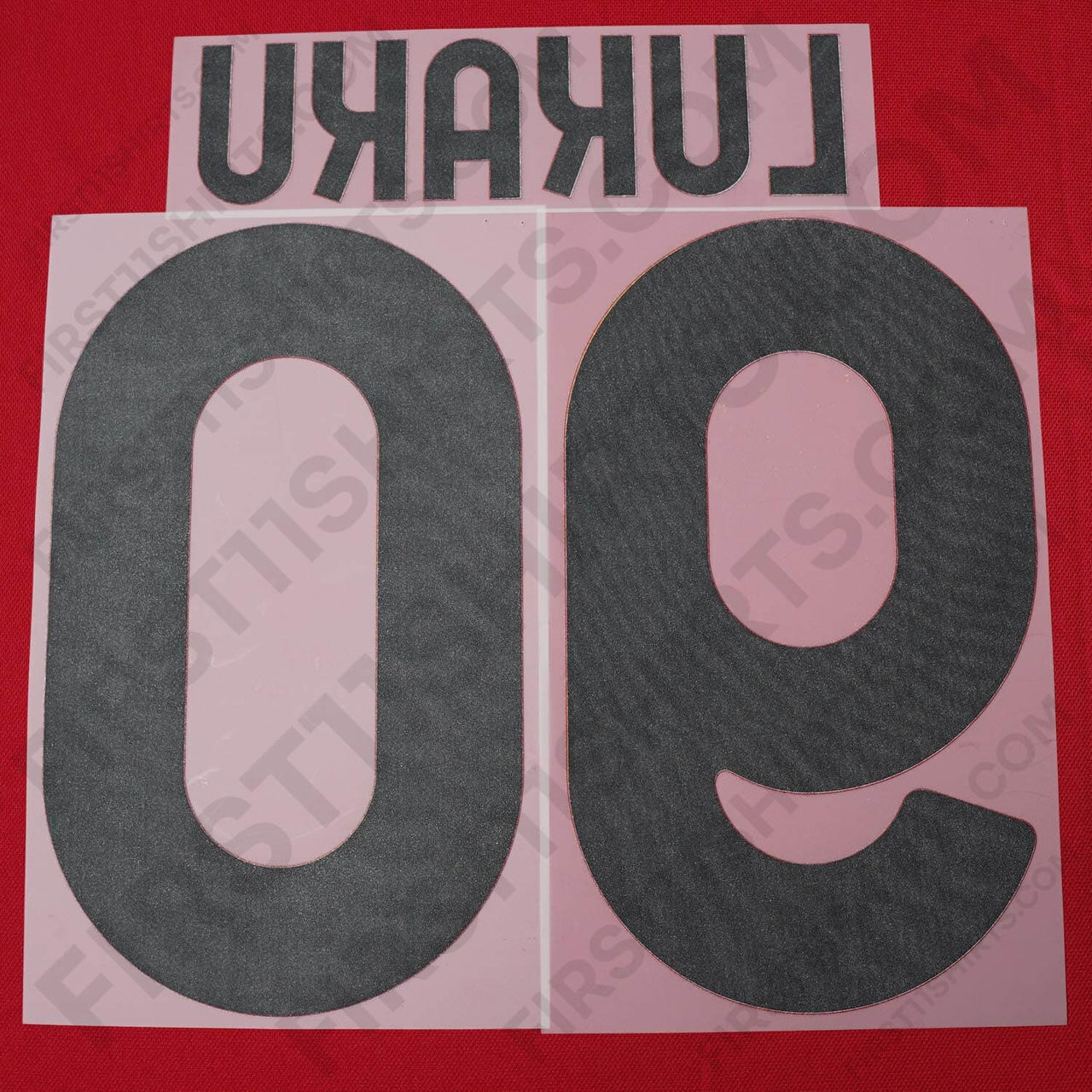 2023/24 AS Roma Home Name Set Lukaku 90 (Repro)