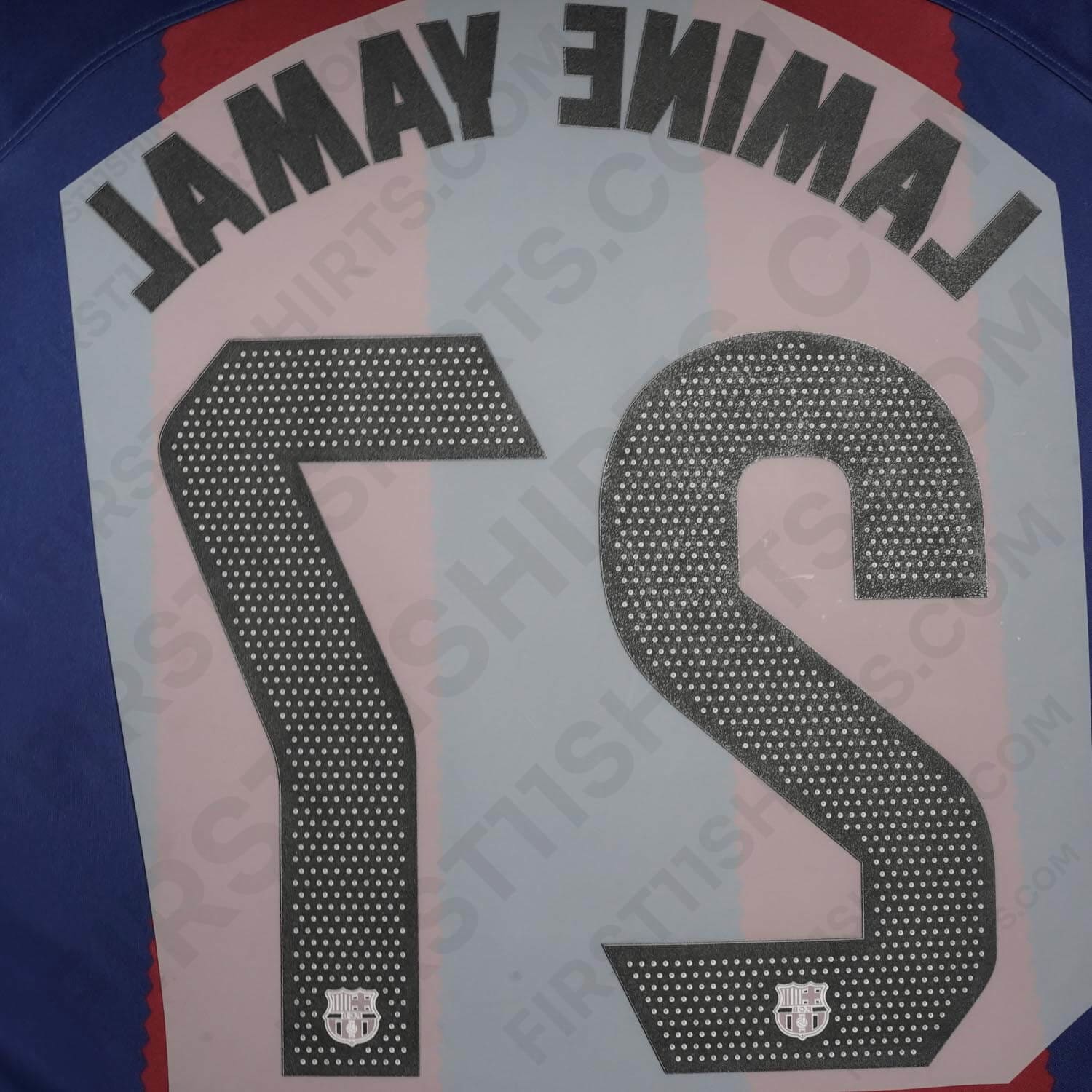 2023/24 FC Barcelona Home Name Set Lamine Yamal 27 (Repro)