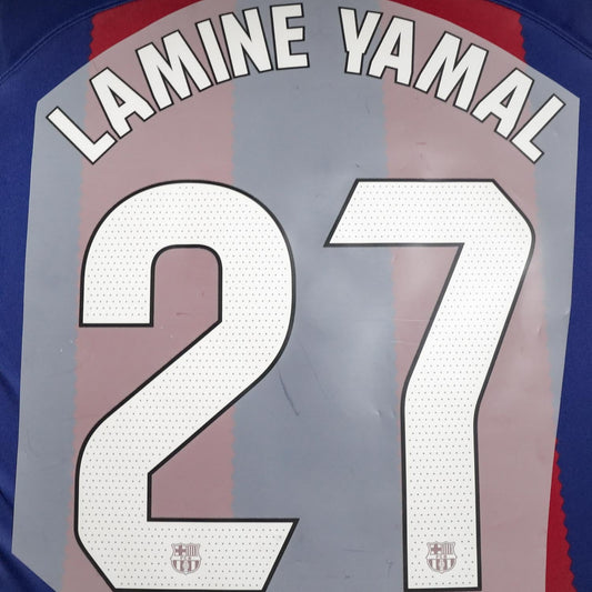 2023/24 FC Barcelona Home Name Set Lamine Yamal #27 (Repro)