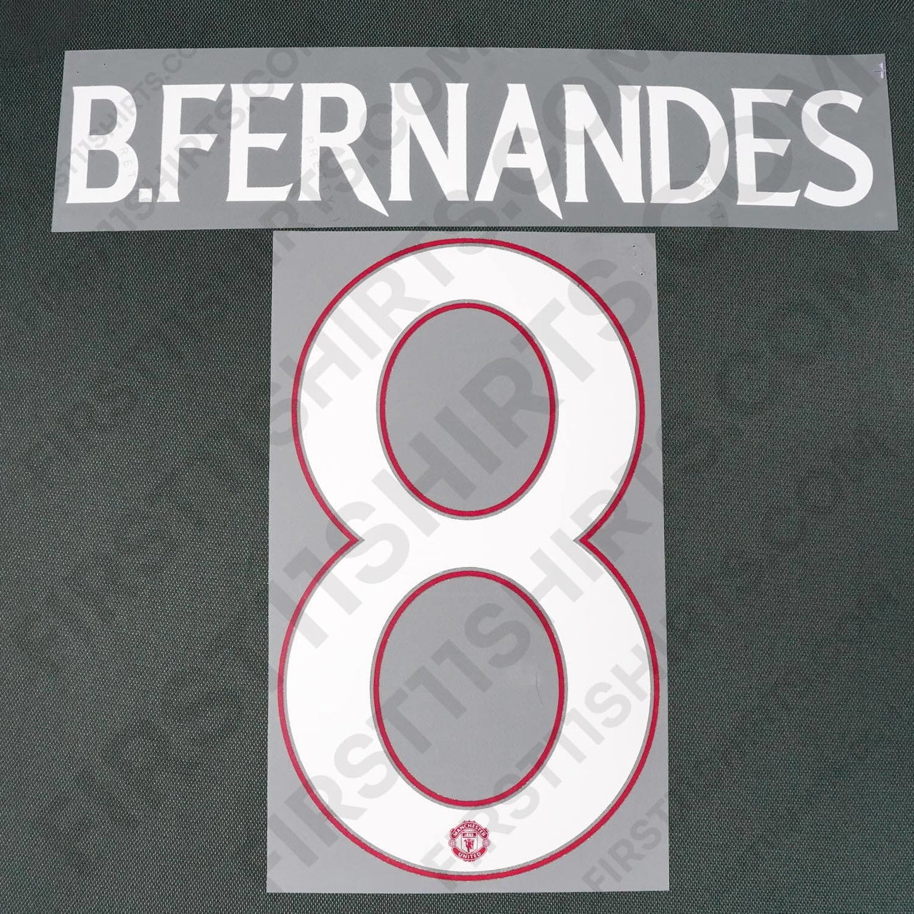 2023/24 Man United Away Name Set B.Fernandes 8 Cup Version (Repro)