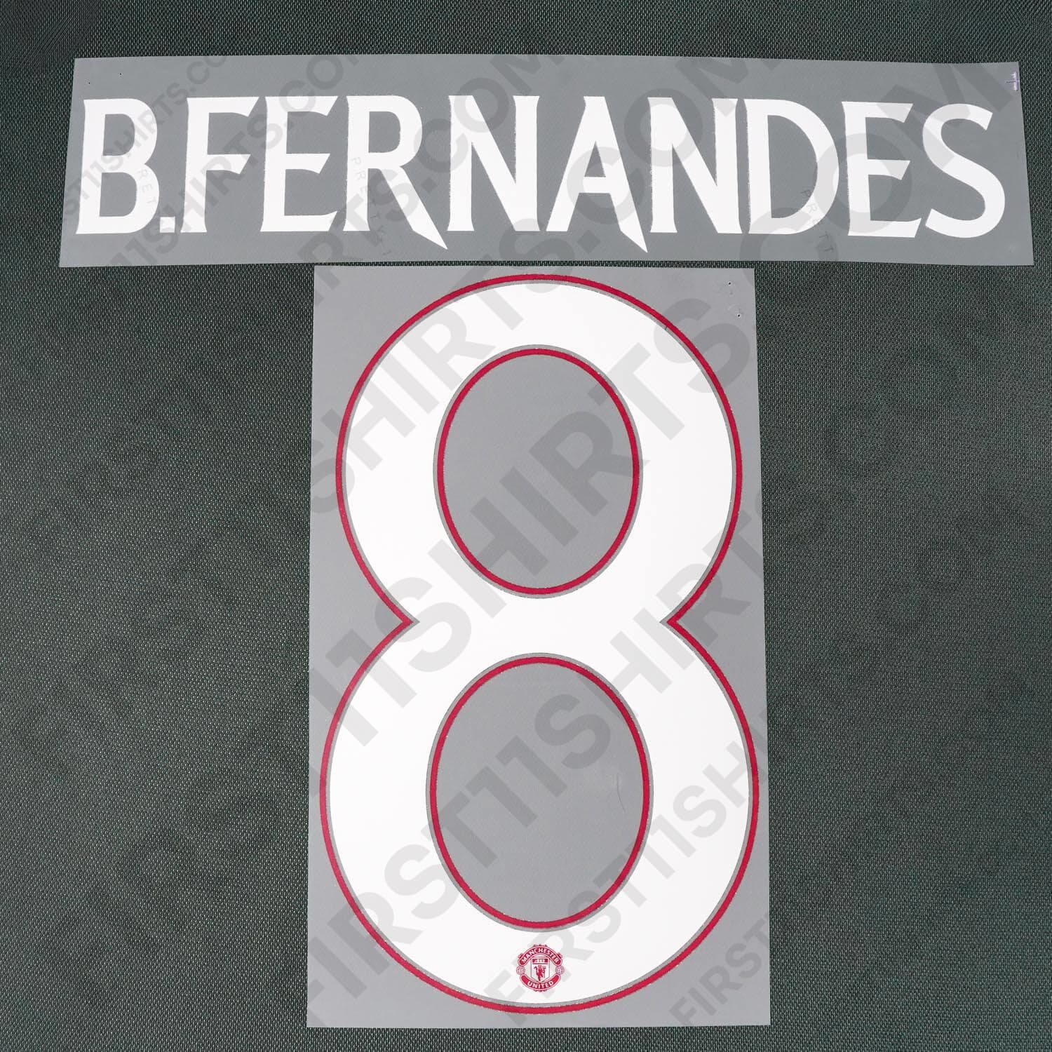 2023/24 Man United Away Name Set B.Fernandes 8 Cup Version (Repro)