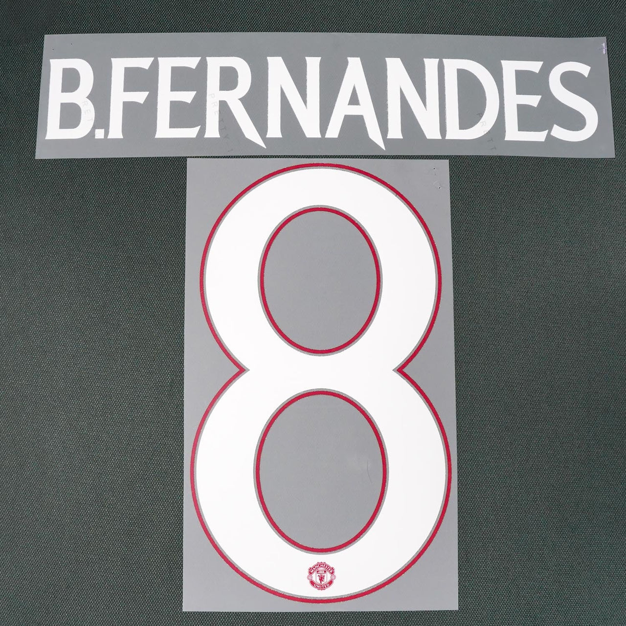 2023/24 Man United Away Name Set B.Fernandes 8 Cup Version (Repro)