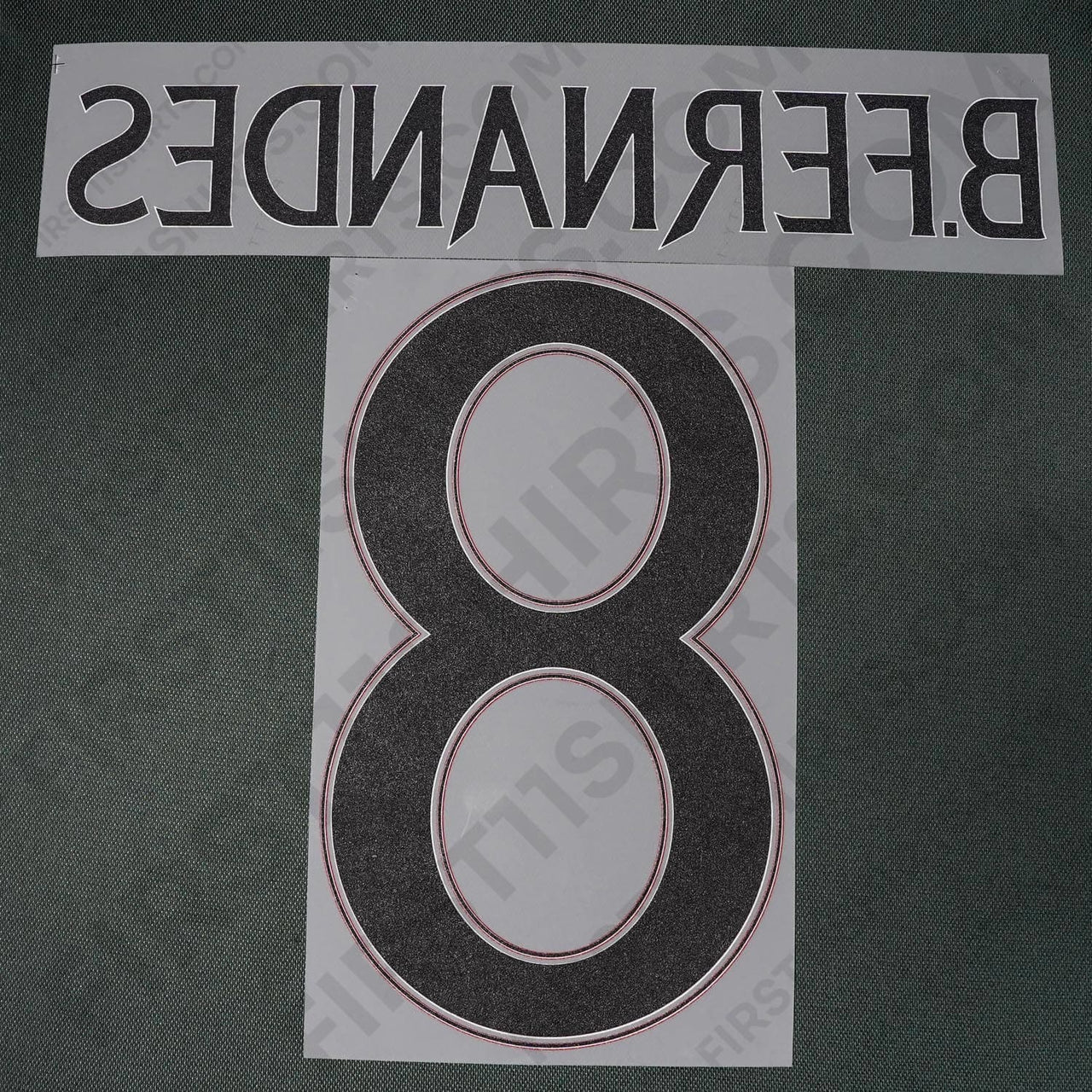 2023/24 Man United Away Name Set B.Fernandes 8 Cup Version (Repro)