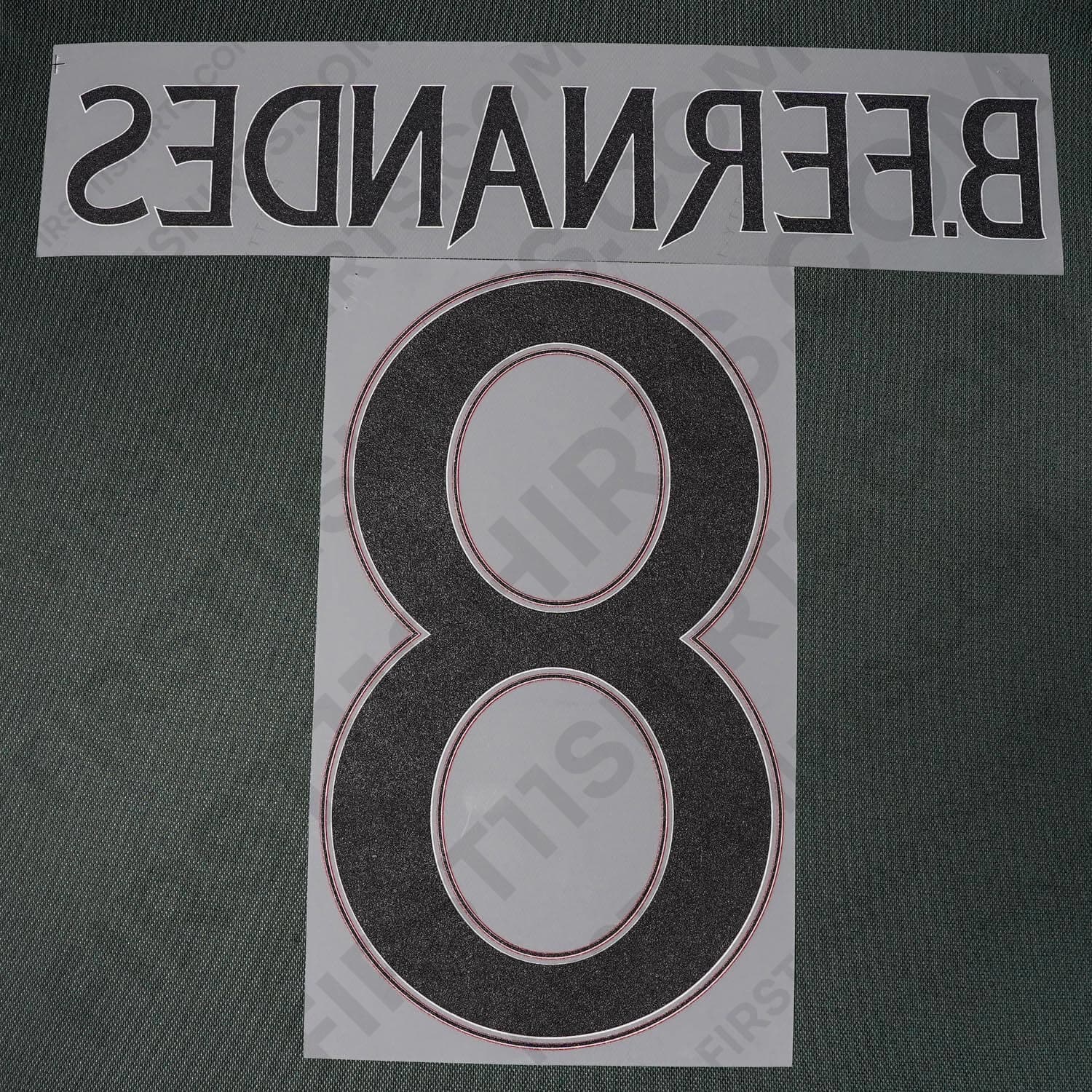 2023/24 Man United Away Name Set B.Fernandes 8 Cup Version (Repro)