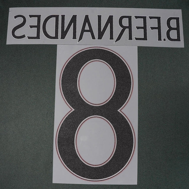 2023/24 Man United Away Name Set B.Fernandes 8 Cup Version (Repro)
