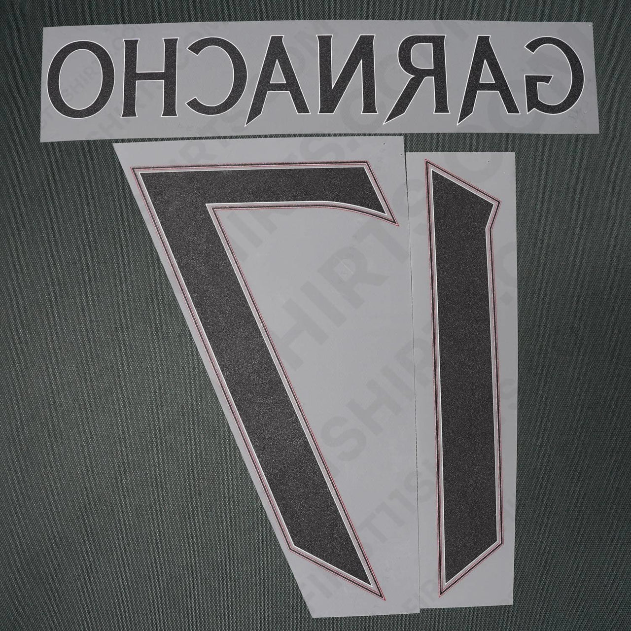 2023/24 Man United Away Name Set Garnacho 17 Cup Version (Repro)