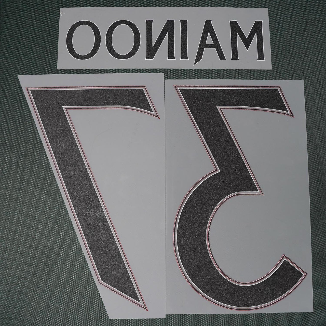 2023/24 Man United Away Name Set Mainoo 37 Cup Version (Repro)