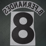 2023/24 Man United Home/Away Name set B.Fernandes 8 (Repro)