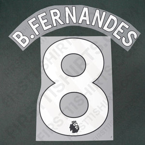 2023/24 Man United Home/Away Name set B.Fernandes 8 (Repro)