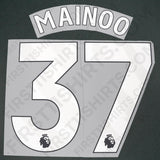 2023/24 Man United Home/Away Name Set Mainoo 37 (Repro)