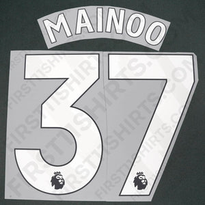 2023/24 Man United Home/Away Name Set Mainoo 37 (Repro)