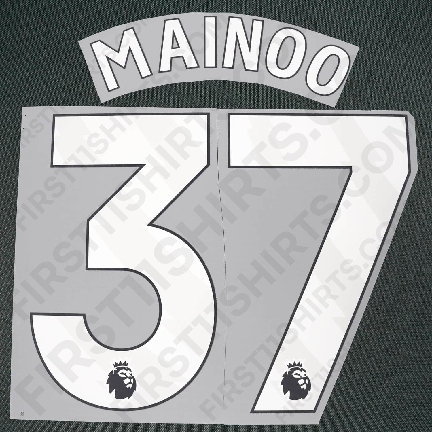 2023/24 Man United Home/Away Name Set Mainoo 37 (Repro)