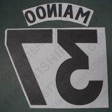 2023/24 Man United Home/Away Name Set Mainoo 37 (Repro)