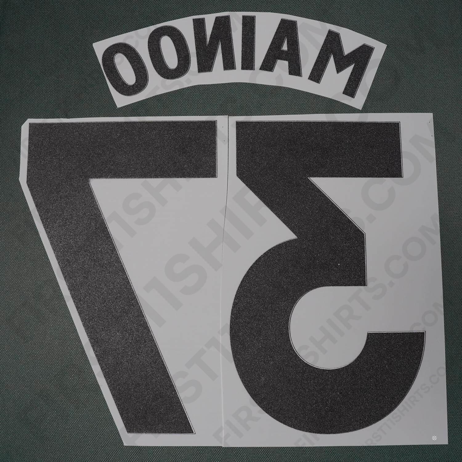 2023/24 Man United Home/Away Name Set Mainoo 37 (Repro)