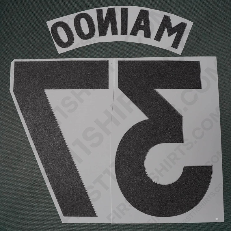 2023/24 Man United Home/Away Name Set Mainoo 37 (Repro)