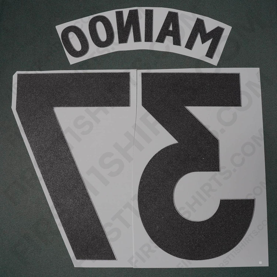 2023/24 Man United Home/Away Name Set Mainoo 37 (Repro)