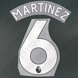 2023/24 Man United Home/Away Name Set Martinez 6 (Repro)