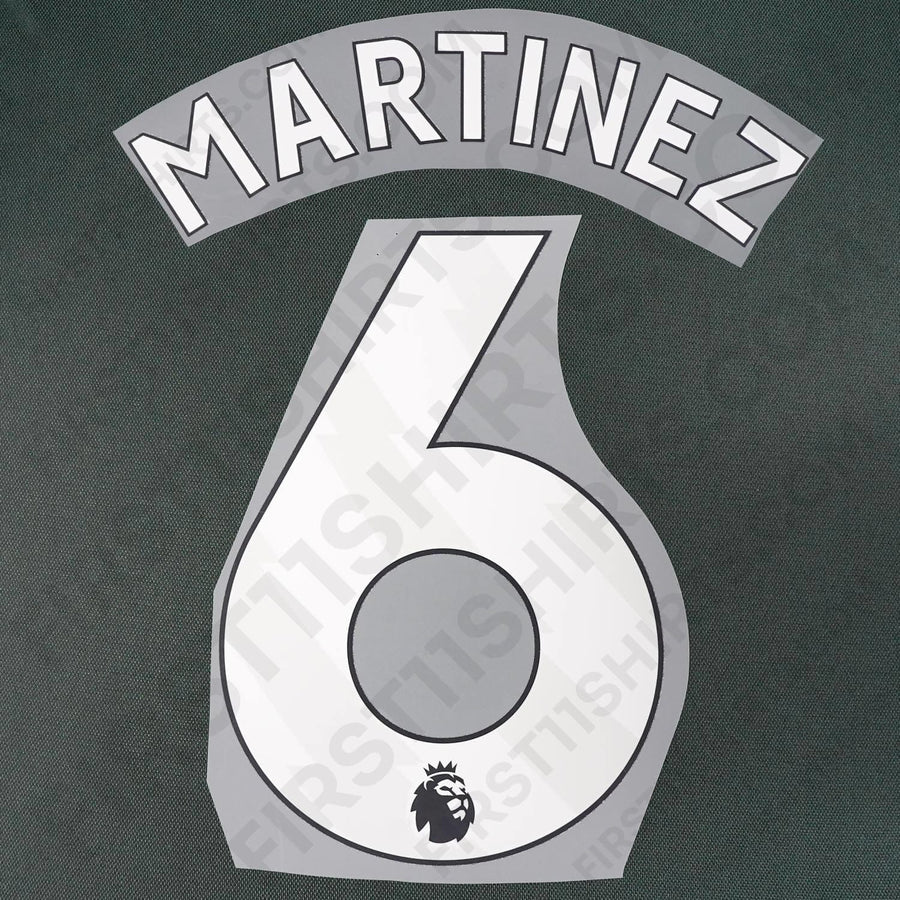 2023/24 Man United Home/Away Name Set Martinez 6 (Repro)