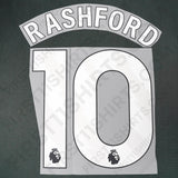 2023/24 Man United Home/Away Name Set Rashford 10 (Repro)