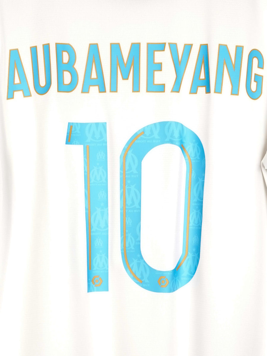 2023/24 Marseille Aubameyang #10 Home Shirt (M)
