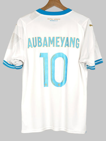 2023/24 Marseille Aubameyang #10 Home Shirt (M)