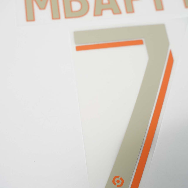 2023/24 PSG Third Name Set Mbappe 7 (Repro)