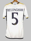 2023/24 Real Madrid Bellingham #5 Home Shirt (S) Adidas