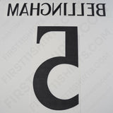 2023/24 Real Madrid Home Name Set Bellingham 5